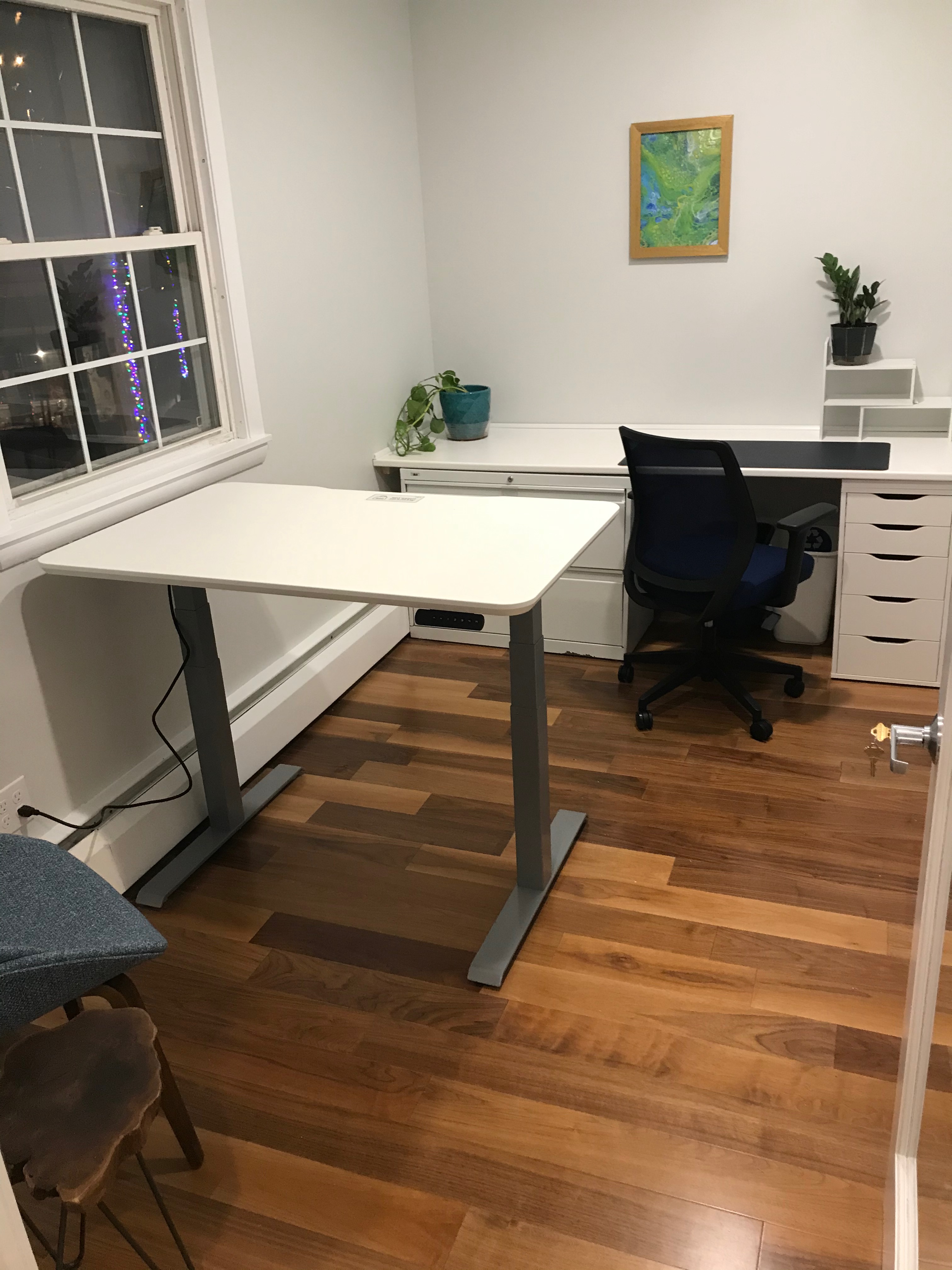 Bright corner office